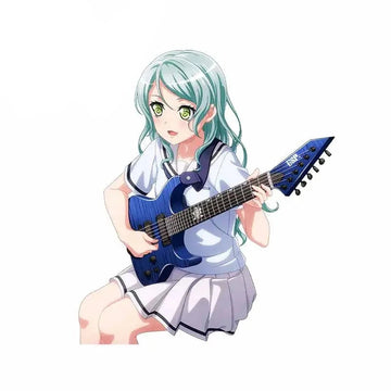 BanG Dream! Roselia 'Hikawa Sayo | Playing Guitar' Vinyl Car Sticker