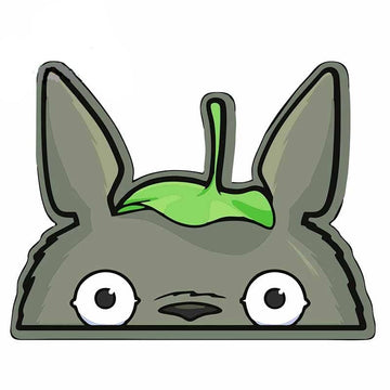 My Neighbor Totoro ‘Totoro | Leaf Hat’ Vinyl Car Peeker Sticker
