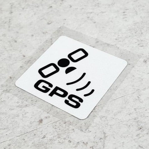 Cute 'GPS' Vinyl Car Sticker