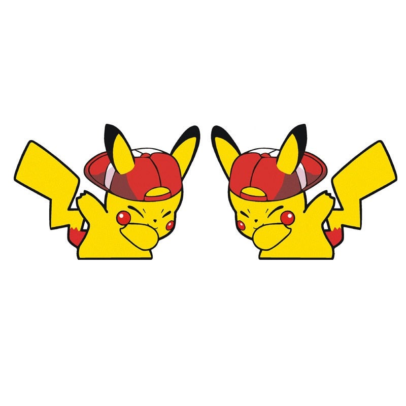 Pokémon 'Pikachu Dabbing | Red Hat' Vinyl Car Sticker