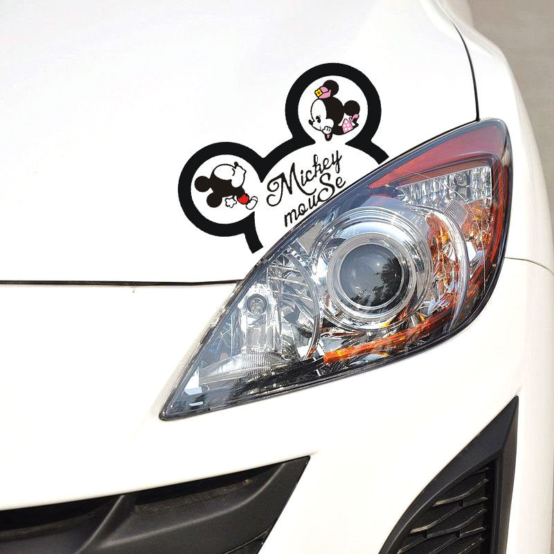 Mickey Mouse 'Mickey And Minnie | Daydreaming' Vinyl Car Sticker