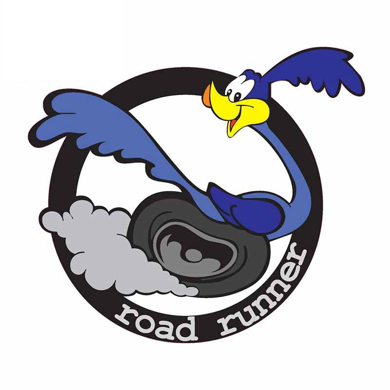 Looney Tunes 'Road Runner | Beep Beep | Round' Vinyl Car Sticker