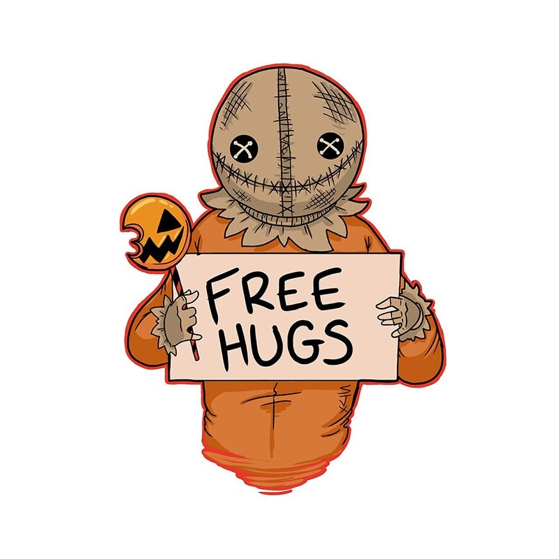 Trick 'r Treat 'Sam | Free Hugs' Vinyl Car Sticker