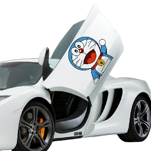 Doraemon 'Amazed | Left' Vinyl Car Sticker