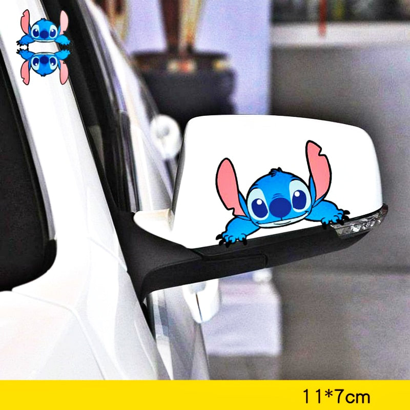 Lilo & Stitch 'Stitch | Peeking' Vinyl Car Peeker Sticker
