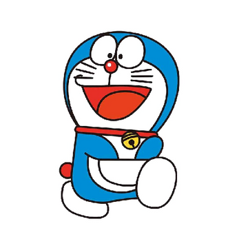 Doraemon 'Walking | Right' Vinyl Car Sticker