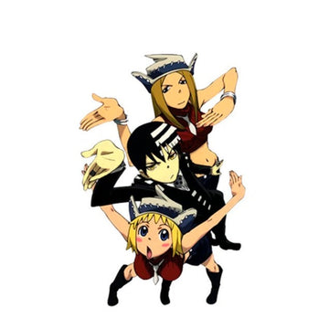 Soul Eater 'Death The Kid | Patricia Thompson | Elizabeth Thompson' Vinyl Car Sticker