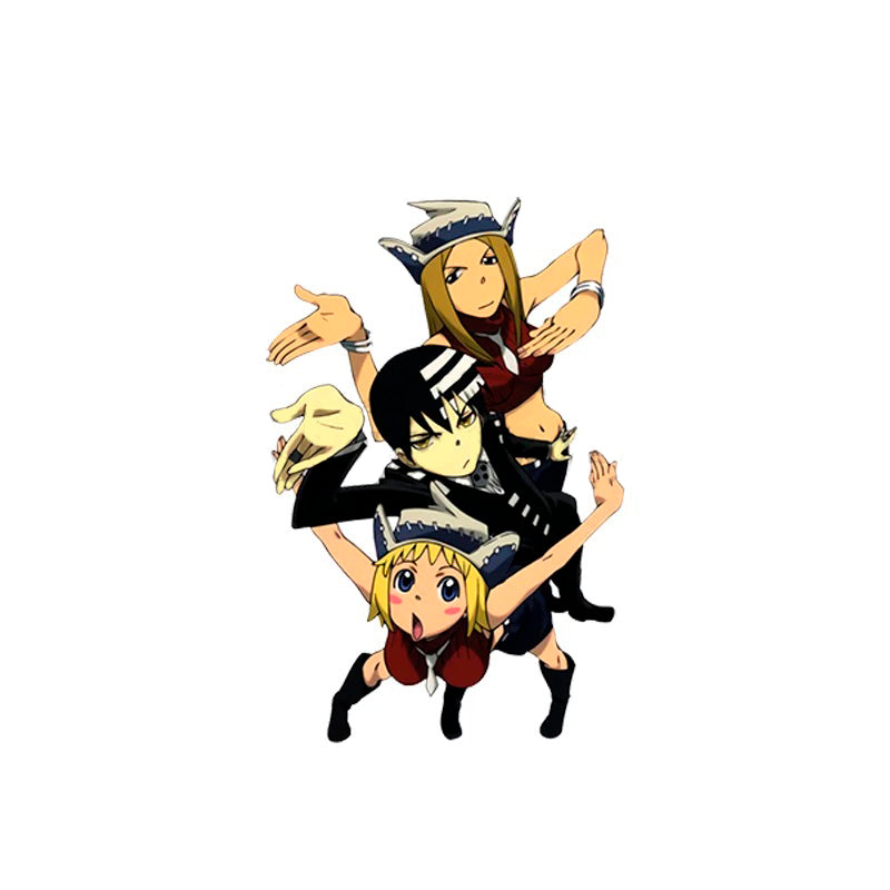 Soul Eater 'Death The Kid | Patricia Thompson | Elizabeth Thompson' Vinyl Car Sticker