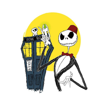 The Nightmare Before Christmas 'Jack | Holding Bone' Vinyl Car Sticker