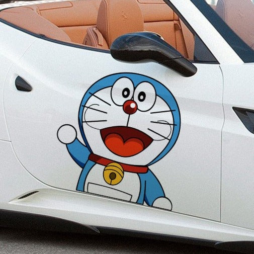Doraemon 'Amazed | Right' Vinyl Car Sticker