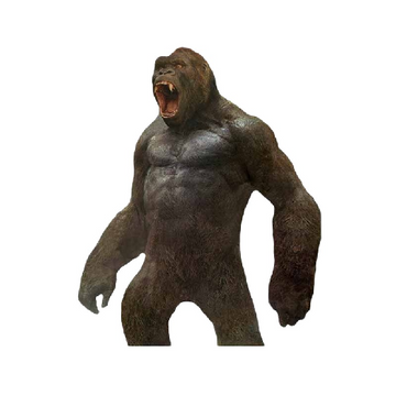 King Kong 'Yawning' Vinyl Car Sticker