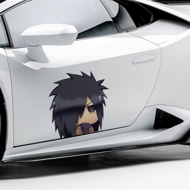 Naruto 'Young Madara | Left Eye' Vinyl Car Peeker Sticker