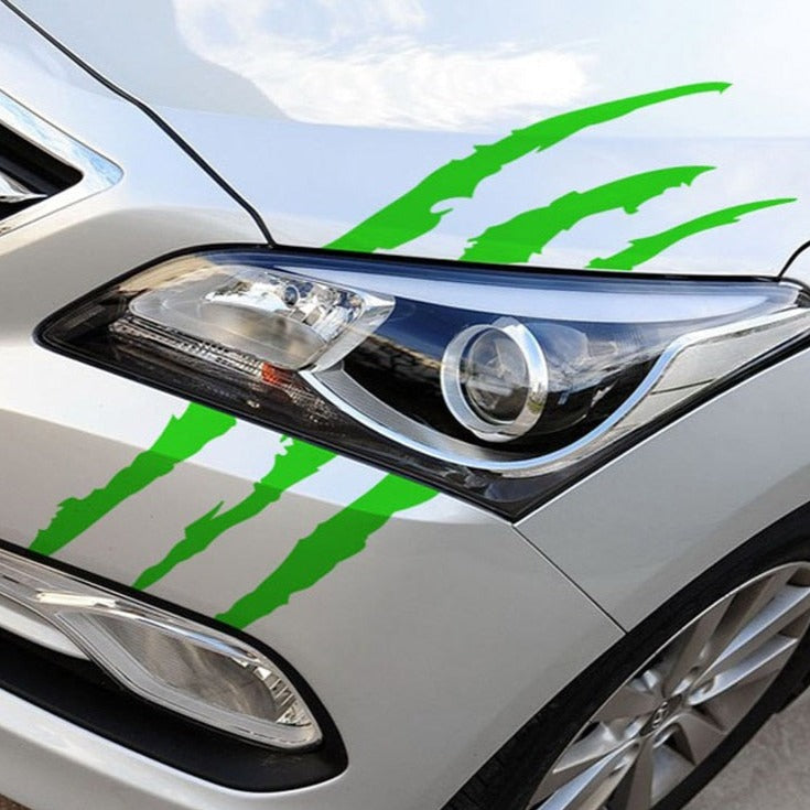 Cool 'Monster Claw Scratch' Vinyl Car Sticker