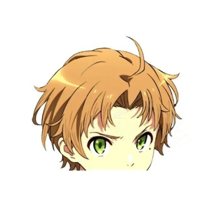 Mushoku Tensei 'Rudeus Greyrat | Staring' Vinyl Car Peeker Sticker