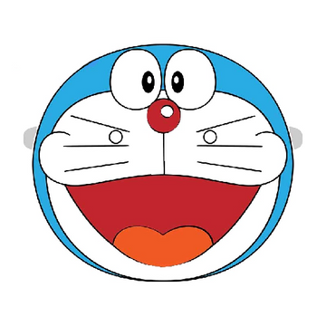 Doraemon 'Head | Left' Vinyl Car Sticker
