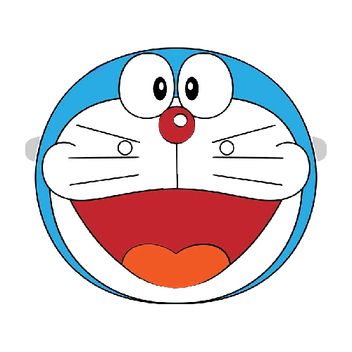Doraemon 'Head | Left' Vinyl Car Sticker