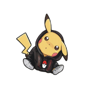 Pokemon 'Pikachu | Wearing Jacket' Vinyl Car Sticker
