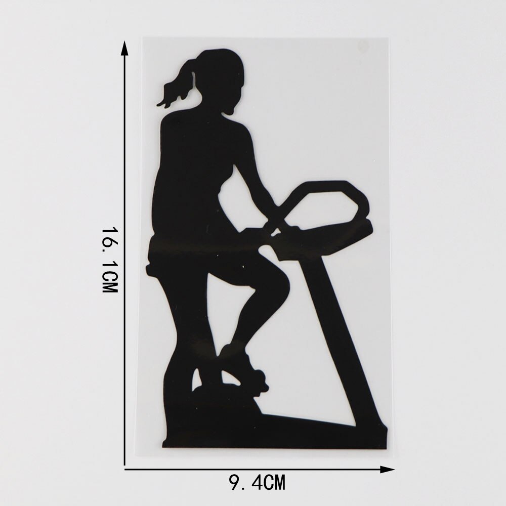 Sport 'Indoor Cycling' Vinyl Car Sticker