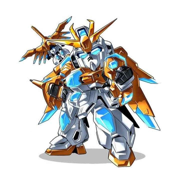 Mobile Suit 'RX-93ff Nu Gundam' Vinyl Car Sticker