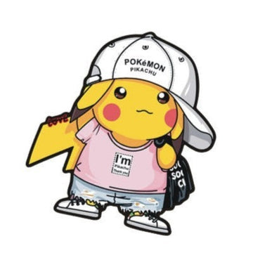Pokemon 'Cool Pikachu | White Hat' Vinyl Car Sticker