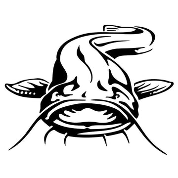 Flathead Catfish Vinyl Car Sticker