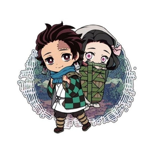 Demon Slayer 'Tanjiro Carrying Nezuko' Vinyl Car Sticker