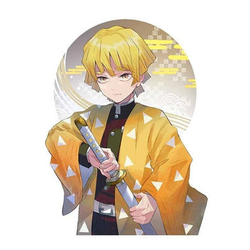 Demon Slayer 'Brave Zenitsu | Holding Sword' Vinyl Car Sticker
