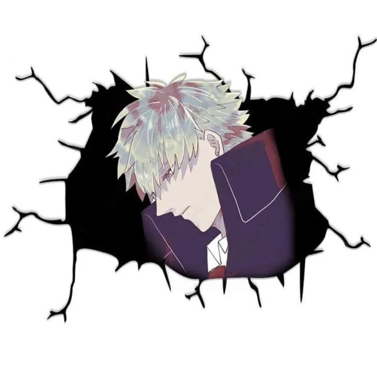 Jujutsu Kaisen 'Satoru Gojo |High Collared' Car Window Vinyl Sticker