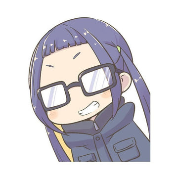 Laid-Back Camp 'Chiaki Oogaki' Vinyl Car Peeker Sticker