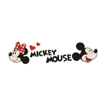 Mickey Mouse 'Minnie And Mickey | Head' Vinyl Car Sticker