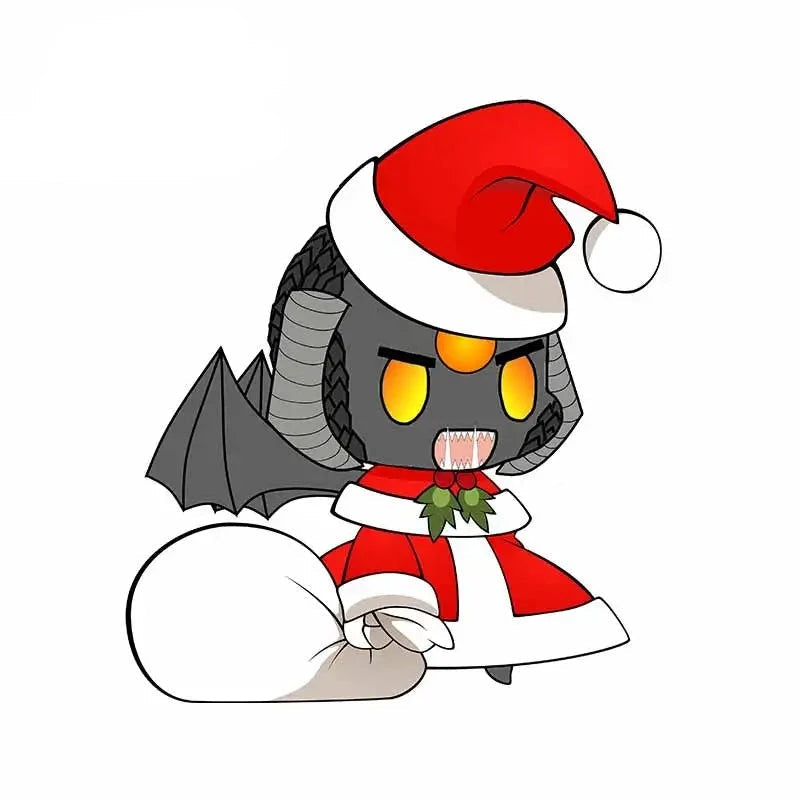 Christmas 'Vampire Padoru | Santa Dress' Vinyl Car Sticker