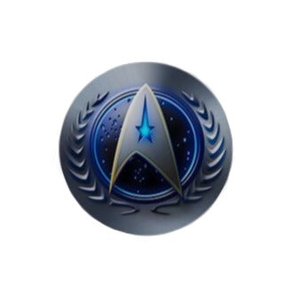 Star Trek 'Starfleet Federation Logo | Left' Vinyl Car Sticker