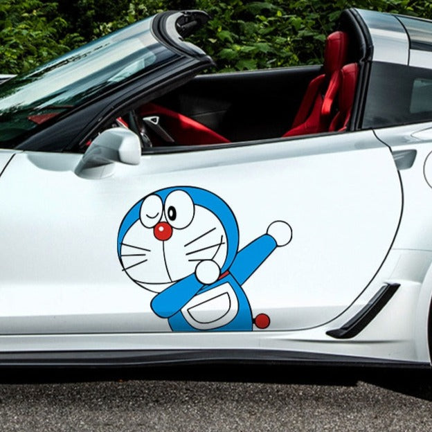 Doraemon 'Dabbing | Left' Vinyl Car Sticker