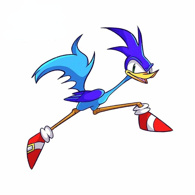 Looney Tunes 'Road Runner x Sonic' Vinyl Car Sticker