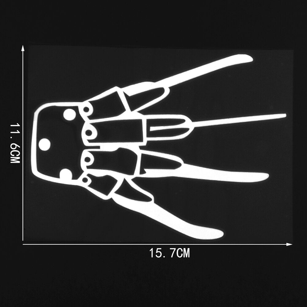 Cool 'Claws Weapon' Vinyl Car Sticker