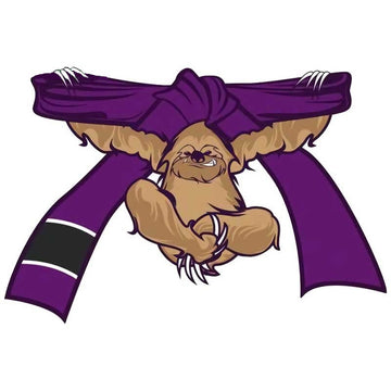Jiu Jitsu Belt 'Climbing Sloth | 3.0' Vinyl Car Sticker