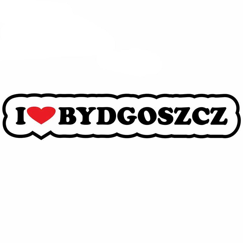 Cool 'I Love Bydgoszcz' Vinyl Car Sticker