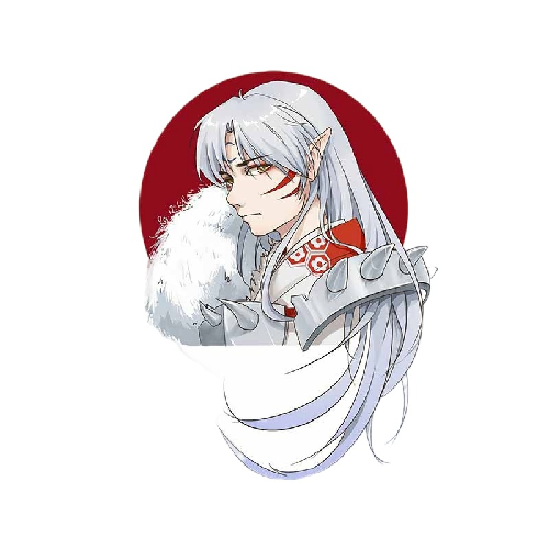 Inuyasha 'Sesshōmaru | Serious' Vinyl Car Sticker