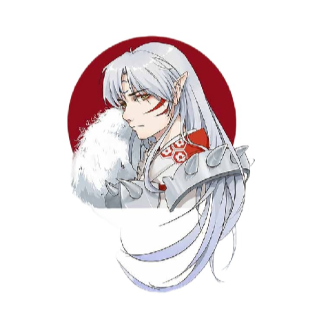 Inuyasha 'Sesshōmaru | Serious' Vinyl Car Sticker