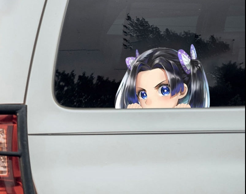 Demon Slayer 'Aoi Kanzaki | Eyes' Vinyl Car Peeker Sticker