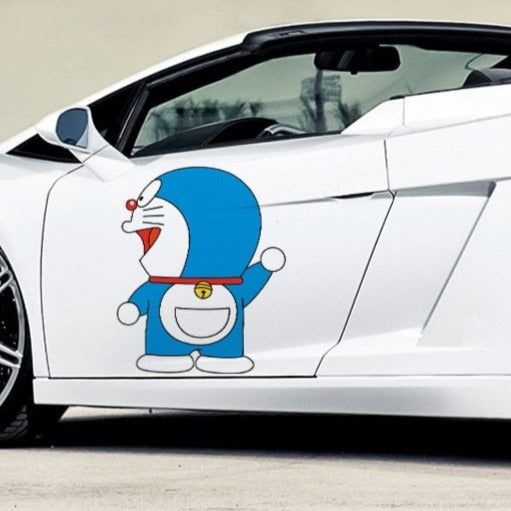 Doraemon 'Raised Hand | Left' Vinyl Car Sticker