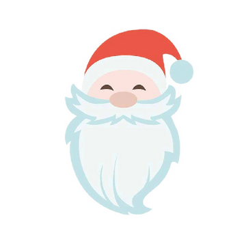 Christmas 'Santa Claus | Head' Vinyl Car Sticker