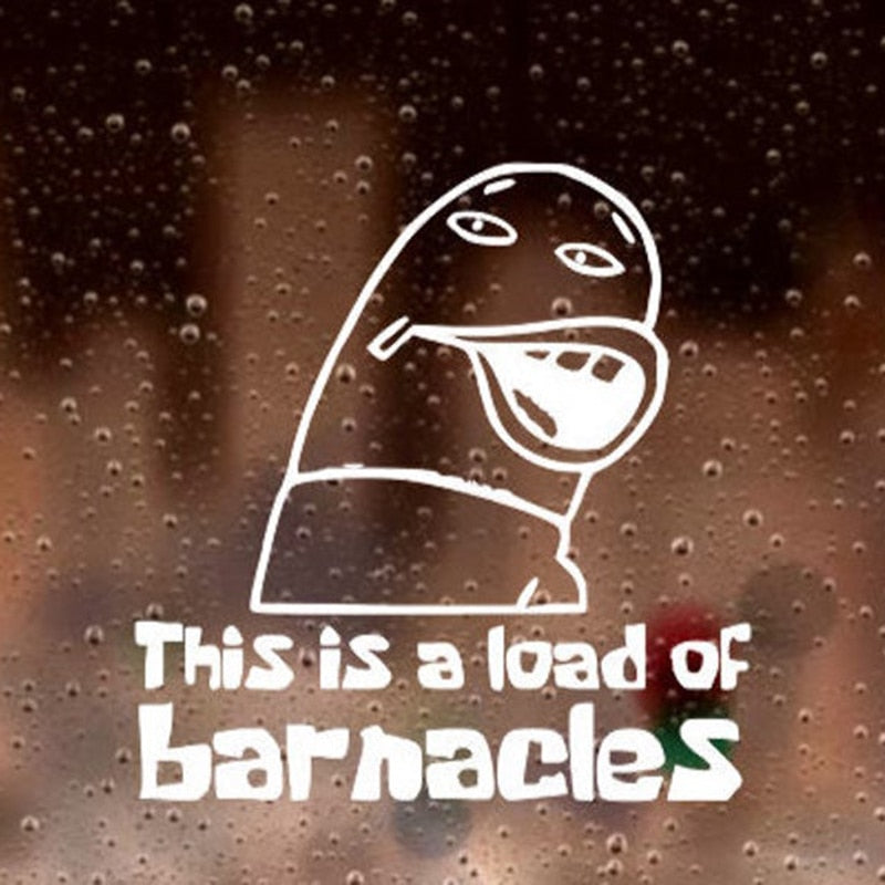 SpongeBob 'Frank the Fish | This Is A Load of Barnacles' Vinyl Car Sticker