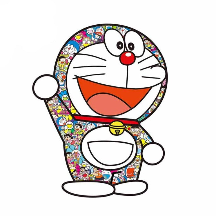 Doraemon x Takashi Murakami 'Right' Vinyl Car Sticker