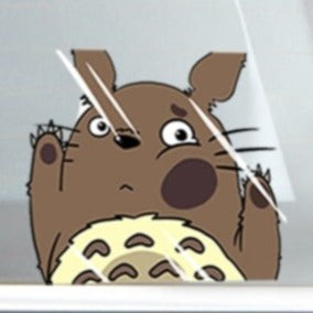 My Neighbor Totoro ‘Pressed Face’ Vinyl Car Sticker