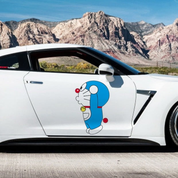Doraemon 'Looking | Right' Vinyl Car Sticker