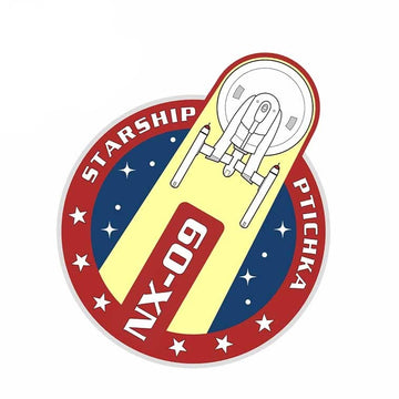 Star Trek 'NX-09 Starship Ptichka' Vinyl Car Sticker