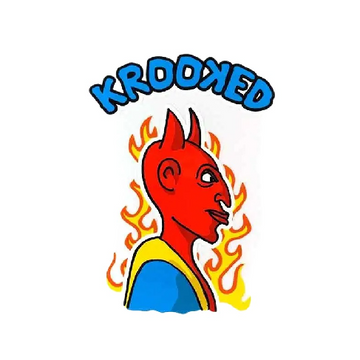 Mark Gonzales 'Krooked Diablo' Vinyl Car Sticker