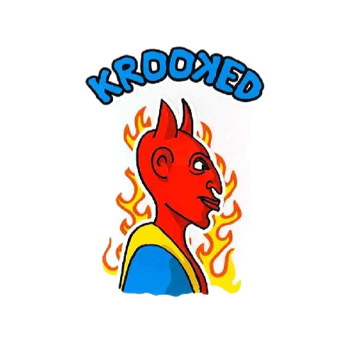 Mark Gonzales 'Krooked Diablo' Vinyl Car Sticker