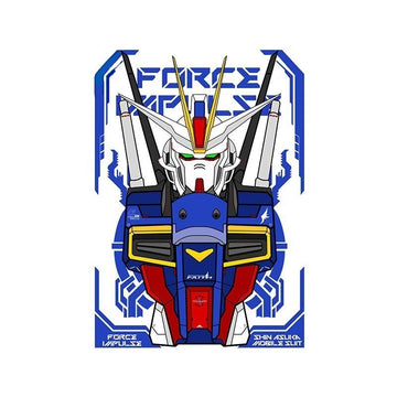 Mobile Suit 'Force Impulse Gundam' Vinyl Car Sticker